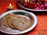 Sweet Wheat Dosa Using Brown Sugar