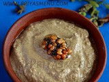 Tender Tamarind Leaves & Walnut Chutney / Chutney Recipe - 89 / #100chutneys