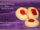Thumbprint Cookies & Virtual Birthday Treat