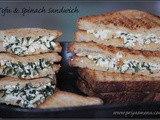 Tofu & Spinach Sandwich