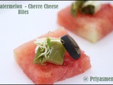 Watermelon - Chevre Cheese Bites