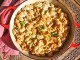 Artichoke Crab Dip Pasta Bake #FishFridayFoodies