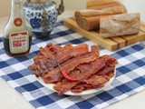 Baked Chili Maple Bacon #SundaySupper