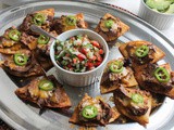 Beef Fajita Nachos Compuestos #FoodieExtravaganza