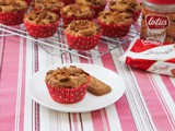 Biscoff Swirl Muffins with Biscoff Crumble #MuffinMonday