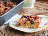 Blackberry German Butter Cake - Brombeere-Butterkuchen #FoodieExtravaganza