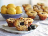 Blackberry Lemon Thyme Muffins #MuffinMonday