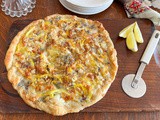 Cheesy Summer Squash Flatbread