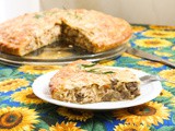 Chicken and Mushroom Puff Pastry Pie #FoodieExtravaganza