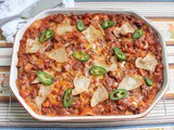 Chicken Chili Tortilla Casserole