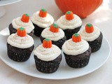 Chocolate Pumpkin Cupcakes