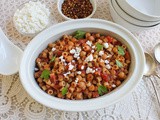 Chorizo Chickpea Tomato Pasta