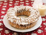 Cinnamon Streusel Eggnog Coffeecake #FoodieExtravaganza