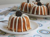 Cookies and Cream Mini Bundts #BundtBakers