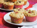 Cranberry Orange Pistachio (Vegan) Muffins #MuffinMonday