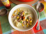 Creamy Corn and Ham Chowder