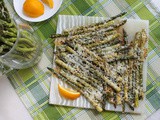 Garlic Browned Butter Parmesan Roasted Asparagus