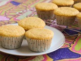 Greek Yogurt and Honey Cornbread Muffins #MuffinMonday