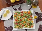 Grilled Zucchini Summer Salad #FoodieExtravaganza