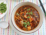 Hot and Sour Chicken Soup #FoodieExtravaganza