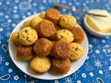 Jalapeño Hush Puppy Mini Muffins #MuffinMonday