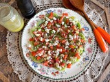 Kiwi Tomato Feta Salad