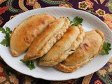 Lentil Mushroom Feta Calzones