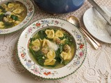 Meatball, Spinach and Tortellini al Brodo