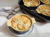 Mushroom Leek Zucchini Gratin