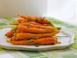 Mustard Honey Buttered Carrots #FoodieExtravaganza