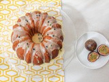 Passionfruit Pound Cake #BundtBakers