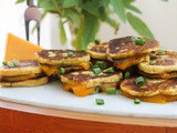 Potato Cake Grilled Cheese Nibbles #FoodieExtravaganza