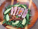 Red Camargue and Wild Rice Salad with Tuna #SundaySupper