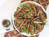 Roast Za’atar Chicken and Eggplant Salad