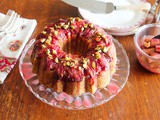Roasted Rhubarb Upside Down Cake #BundtBakers