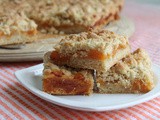 Shortbread Peach Jam Squares