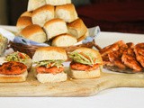 Simple Salmon Sliders with Sesame Ginger Slaw #FishFridayFoodies