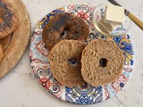 Small Batch Sourdough Bagels #BreadBakers