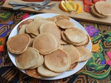 Sourdough Sprouted Spelt Blini #BreadBakers