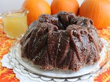 Spiked Pumpkin Gingerbread Bundt #BundtBakers