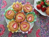 Strawberry Yogurt Muffins #MuffinMonday