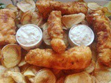 Fish and Chips With Homemade Tartar Sauce