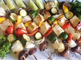 Tofu and Vegetable Kabobs