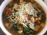 Vegetarian Soup with Swiss Chard and Kale