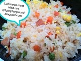 Luncheon Meat Fried Rice