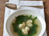 Tortellini met eend, eendenbouillon