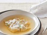 Tortellini met eend, eendenbouillon