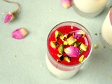 Cardamom and Pomegranate Panna cotta