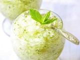 Cucumber and Elderflower Granita