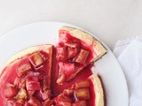 Rhubarb & Ginger Cheesecake